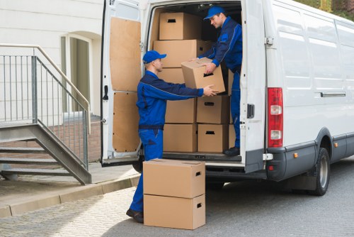 Professional movers handling a home relocation in Pinner