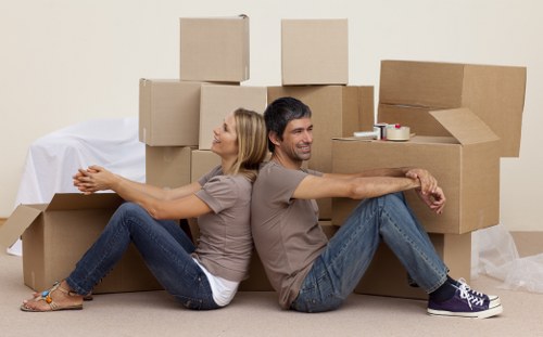 Commercial moving service for a business relocation in Pinner