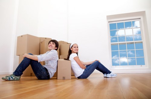 Transporting boxes and appliances with a man and van in Pinner