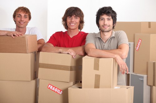 Packing and loading for a house move in the Pinner area