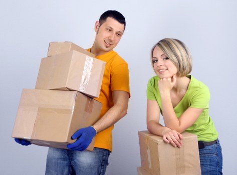 Local van removal team preparing for a move in Pinner
