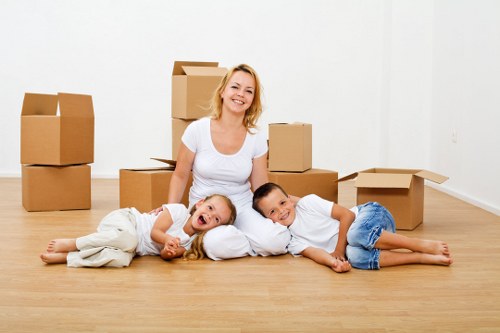 Local removals team preparing for a home move in Pinner