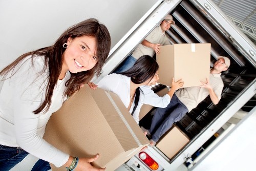 Secure packing and transport using a moving truck in Pinner