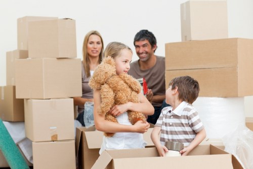 Careful loading of furniture during removal services in Pinner